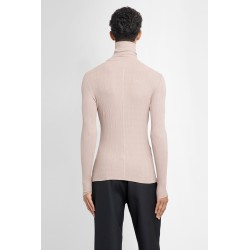 turtleneck top with signature opening