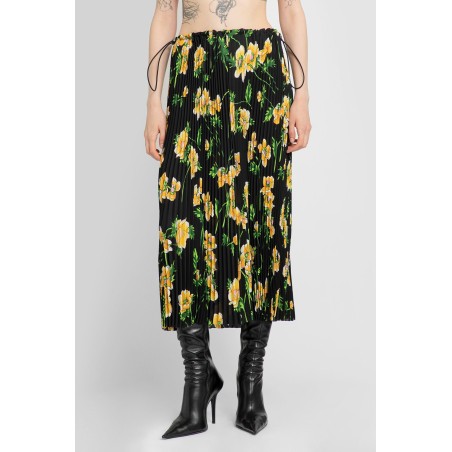 flower pleated skirt