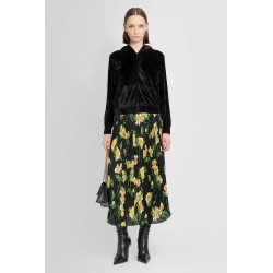 flower pleated skirt