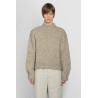 mock neck xy-plane knit sweater