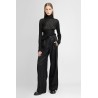 wide leg wool trousers