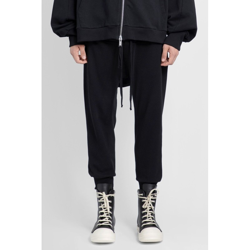 stretch cotton jersey spliced track pants