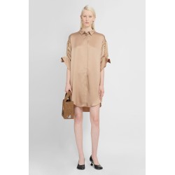 chain shirt dress in silk