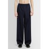 wool twill track trousers