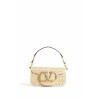 small locò raffia and jewel shoulder bag