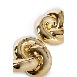 metal knot earrings