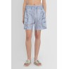 linen cotton blend shorts