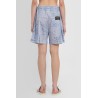 linen cotton blend shorts