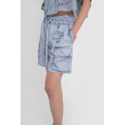 linen cotton blend shorts