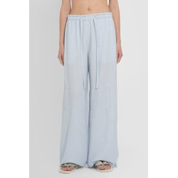 cotton linen blend relaxed trousers