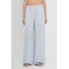 cotton linen blend relaxed trousers