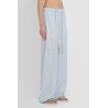 cotton linen blend relaxed trousers