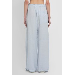 cotton linen blend relaxed trousers