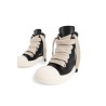 high-top sneakers with jumbo laces