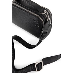 mini camera crossbody bag in soft grained calfskin