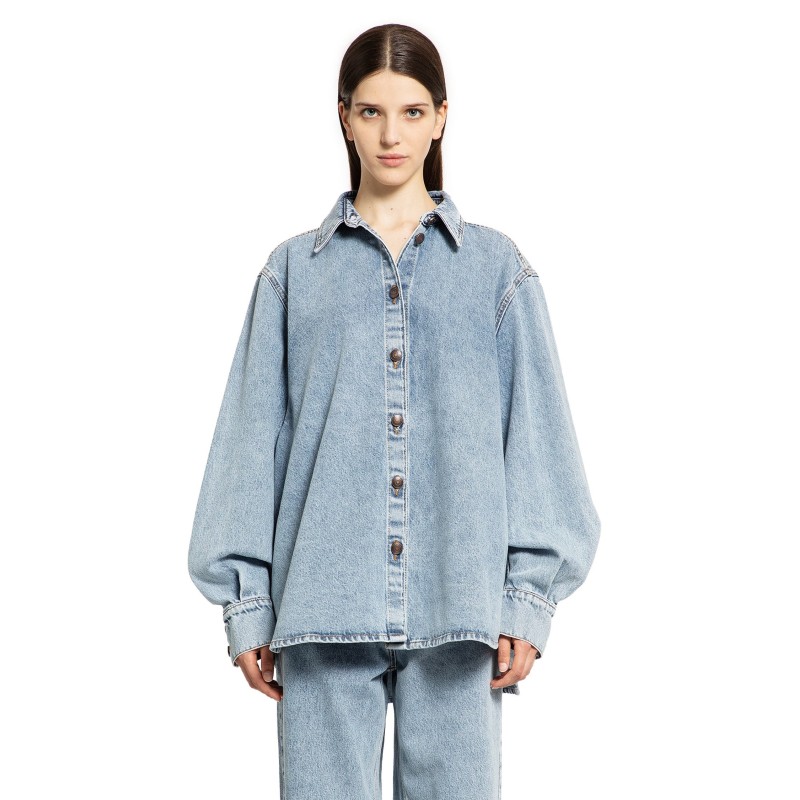 classic oversized denim shirt