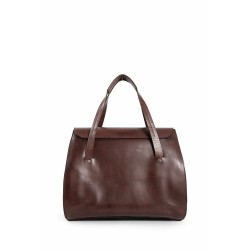 big bag in waxed calfskin