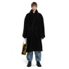 organic cotton fur long coat