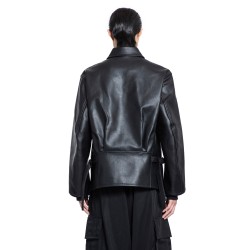 pleather bomber jacket