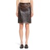 nappa leather skirt