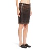 nappa leather skirt