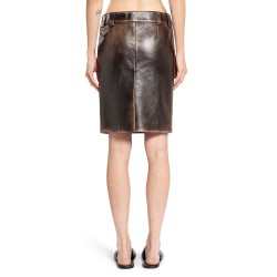 nappa leather skirt