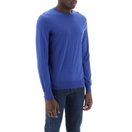 crew-neck sweater in pure wool