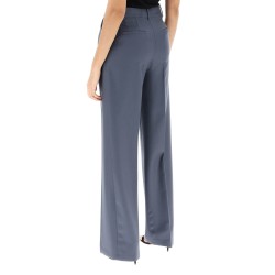 sbiru double pleat trousers