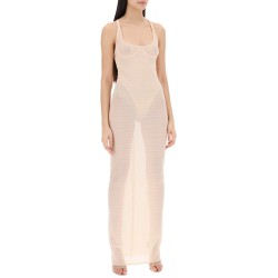 transparent dress with integrated bodysuit