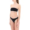 strapless bikini top with contrasting edges