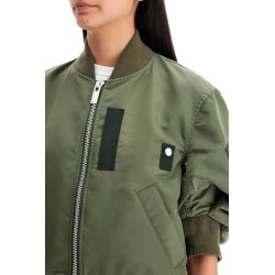 short-sleeved bomber