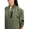 short-sleeved bomber