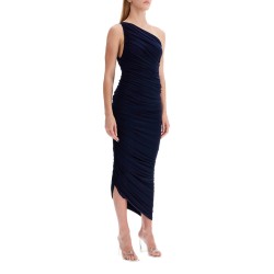 asymmetric diana lycra dress