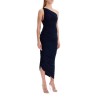 asymmetric diana lycra dress