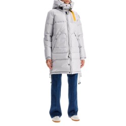 long bear hooded down jacket