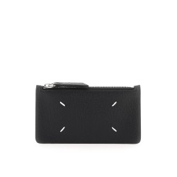 leather zipped cardholder