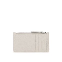 leather zipped cardholder