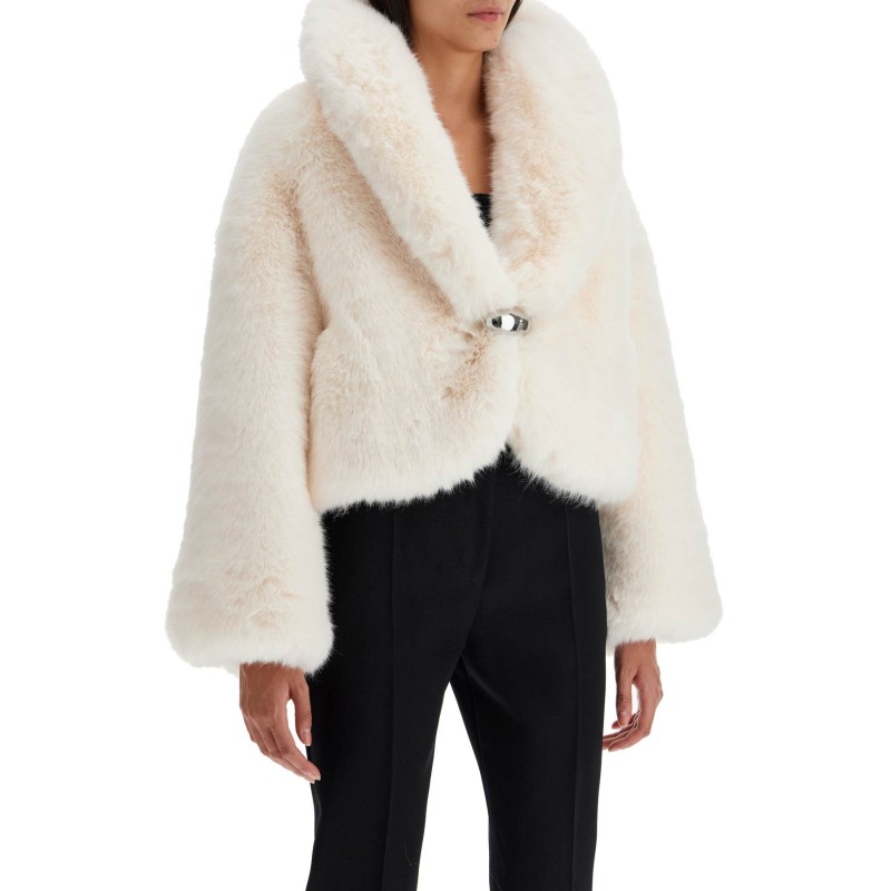 short faux fur jacket