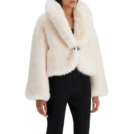 short faux fur jacket