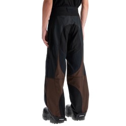 patchwork cargo pants with