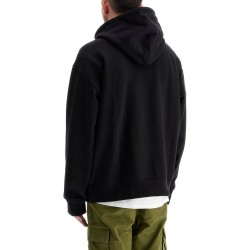 hooded sweatshirt with brown