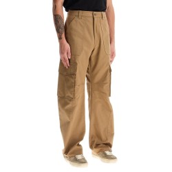 twill cargo pants in italian