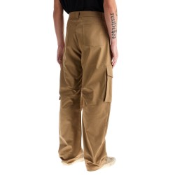 twill cargo pants in italian