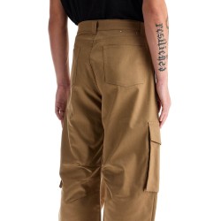 twill cargo pants in italian