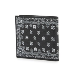 bi-fold bandana print wallet