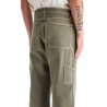 distressed effect pants