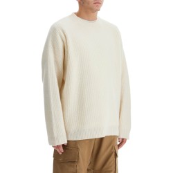 ribbed wool pullover sweater