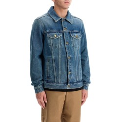 regular denim jacket for men or