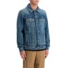 regular denim jacket for men or