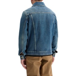 regular denim jacket for men or